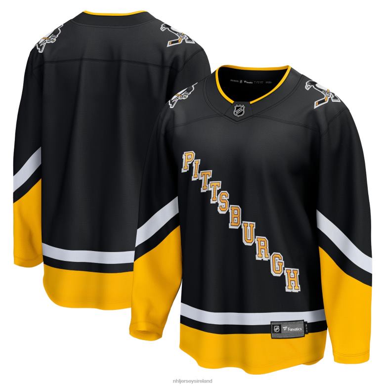 NHL Men Pittsburgh Penguins Fanatics Branded Black 2021/22 Alternate Premier Breakaway Jersey D002V828 Clothing