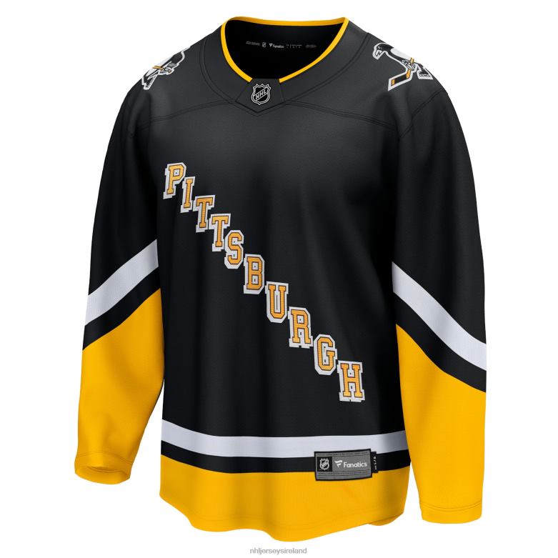 NHL Men Pittsburgh Penguins Fanatics Branded Black 2021/22 Alternate Premier Breakaway Jersey D002V828 Clothing