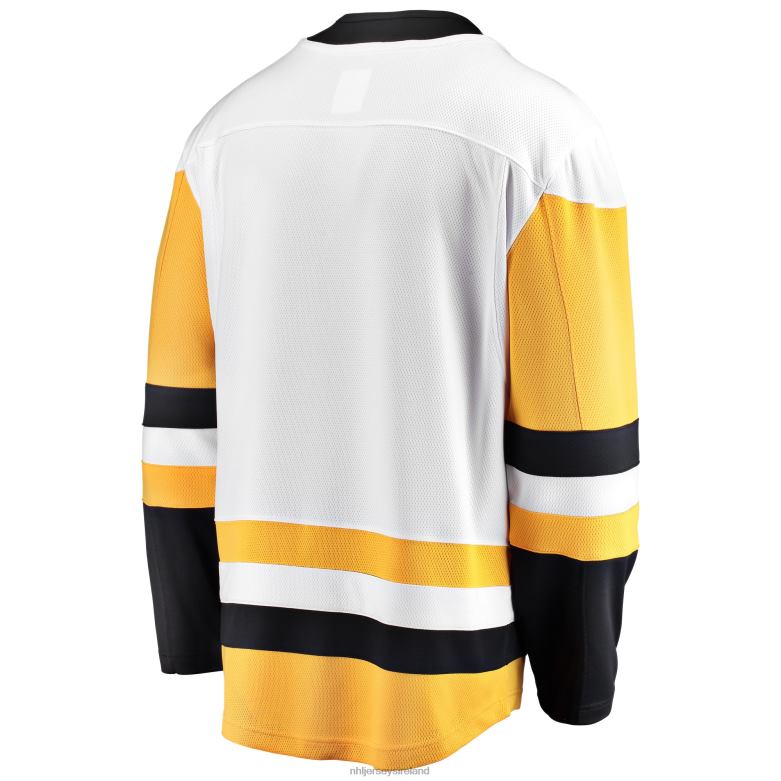 NHL Men Pittsburgh Penguins Fanatics Branded White Breakaway Away Jersey D002V1303 Clothing