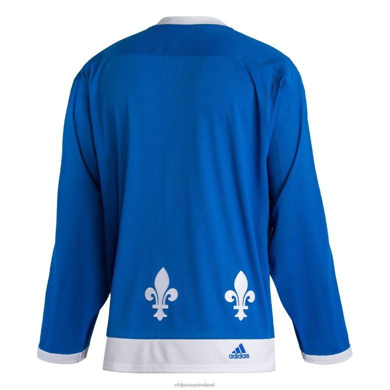 NHL Men Quebec Nordiques Adidas Blue Team Classics Authentic Blank Jersey D002V707 Clothing