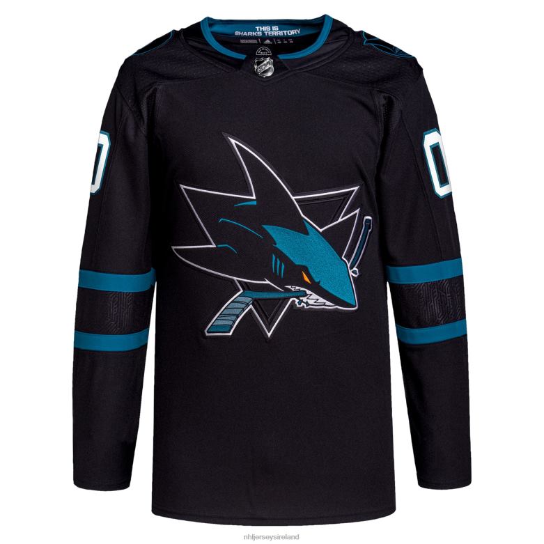 NHL Men San Jose Sharks Adidas Black Alternate Primegreen Authentic Pro Custom Jersey D002V1988 Clothing