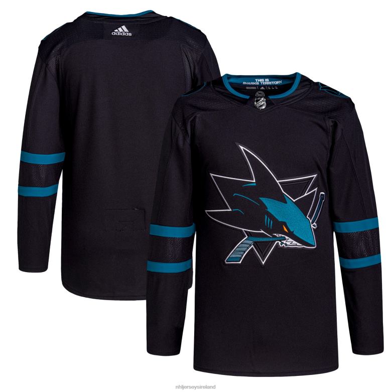 NHL Men San Jose Sharks Adidas Black Alternate Primegreen Authentic Pro Jersey D002V1373 Clothing