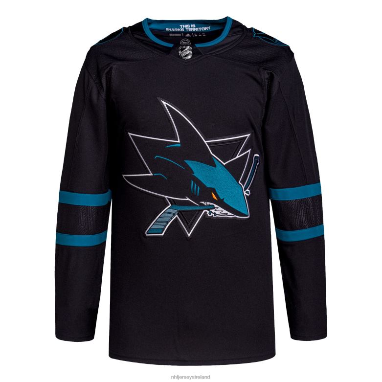 NHL Men San Jose Sharks Adidas Black Alternate Primegreen Authentic Pro Jersey D002V1373 Clothing