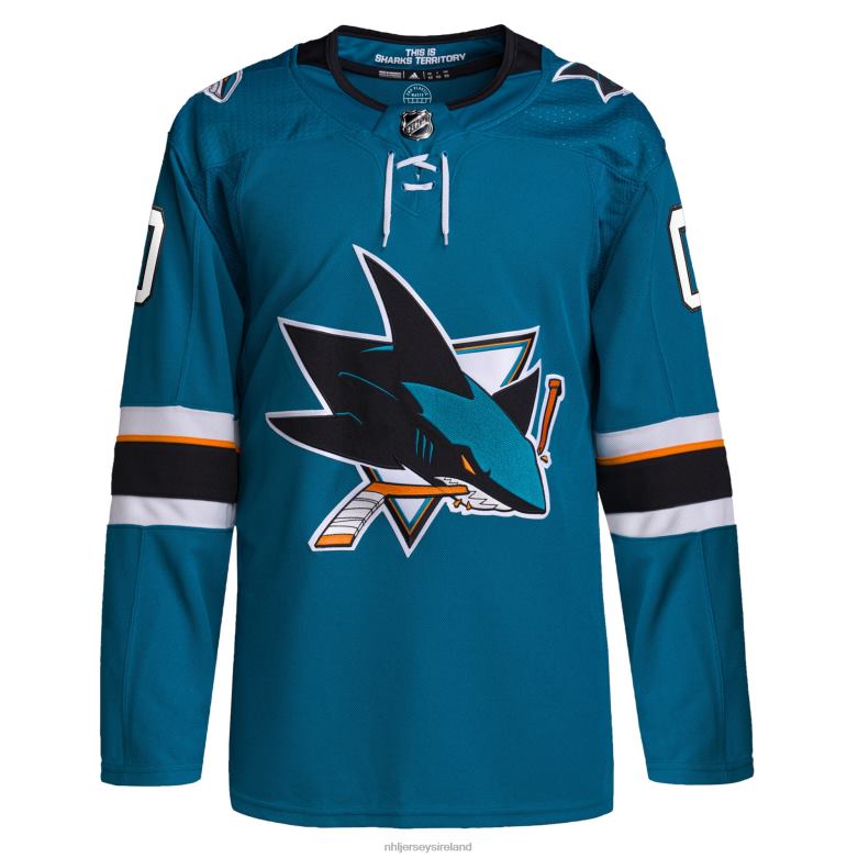 NHL Men San Jose Sharks Adidas Teal 2021/22 Home Primegreen Authentic Pro Custom Jersey D002V2390 Clothing