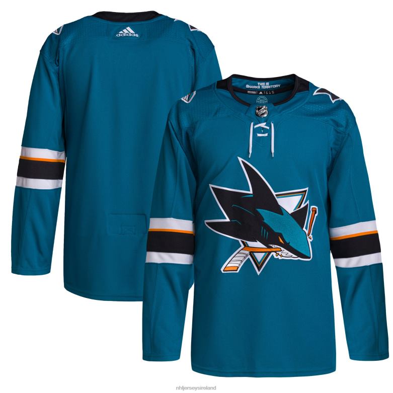 NHL Men San Jose Sharks Adidas Teal 2021/22 Home Primegreen Authentic Pro Jersey D002V848 Clothing