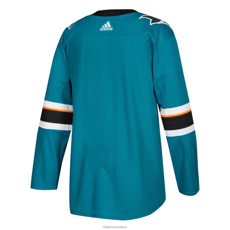 NHL Men San Jose Sharks Adidas Teal Home Authentic Blank Jersey D002V1991 Clothing