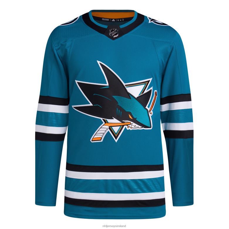 NHL Men San Jose Sharks Adidas Teal Home Primegreen Authentic Pro Jersey D002V1040 Clothing
