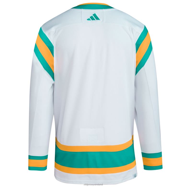 NHL Men San Jose Sharks Adidas White Reverse Retro 20 Authentic Blank Jersey D002V1535 Clothing