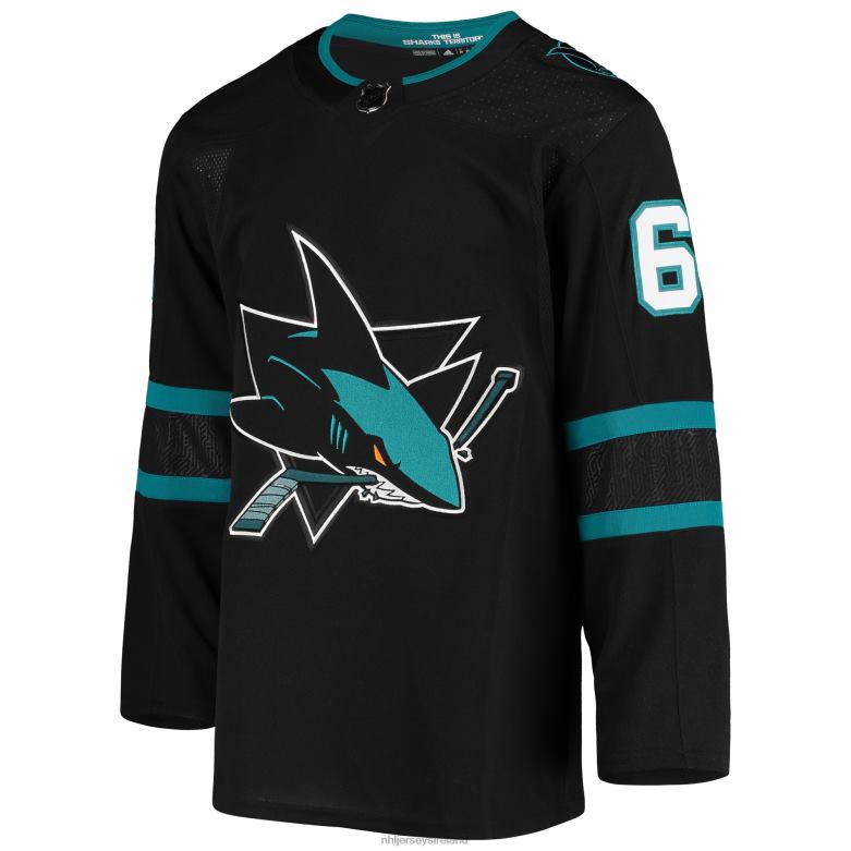 NHL Men San Jose Sharks Erik Karlsson Adidas Black Team Alternate Authentic Jersey D002V241 Clothing