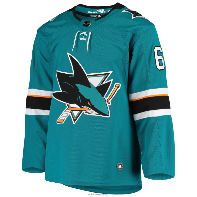 NHL Men San Jose Sharks Erik Karlsson Adidas Teal Home Authentic Player Jersey D002V2274 Clothing