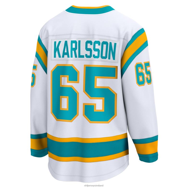 NHL Men San Jose Sharks Erik Karlsson Fanatics Branded White Special Edition 20 Breakaway Player Jersey D002V401 Clothing
