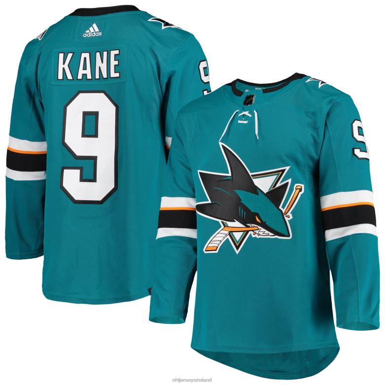 NHL Men San Jose Sharks Evander Kane Adidas Teal Home Authentic Pro Player Jersey D002V1204 Clothing