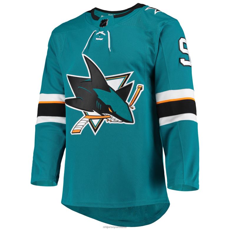 NHL Men San Jose Sharks Evander Kane Adidas Teal Home Authentic Pro Player Jersey D002V1204 Clothing