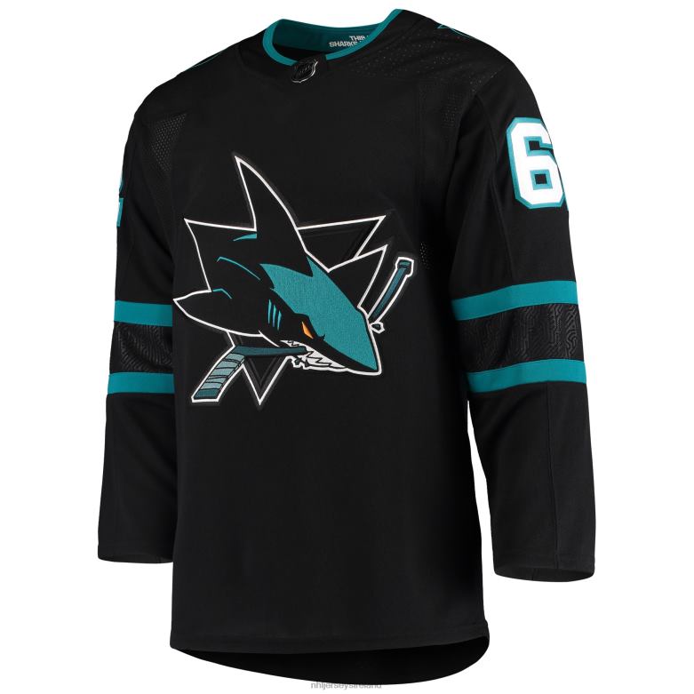 NHL Men San Jose Sharks Kevin Labanc Adidas Black Alternate Authentic Jersey D002V1226 Clothing