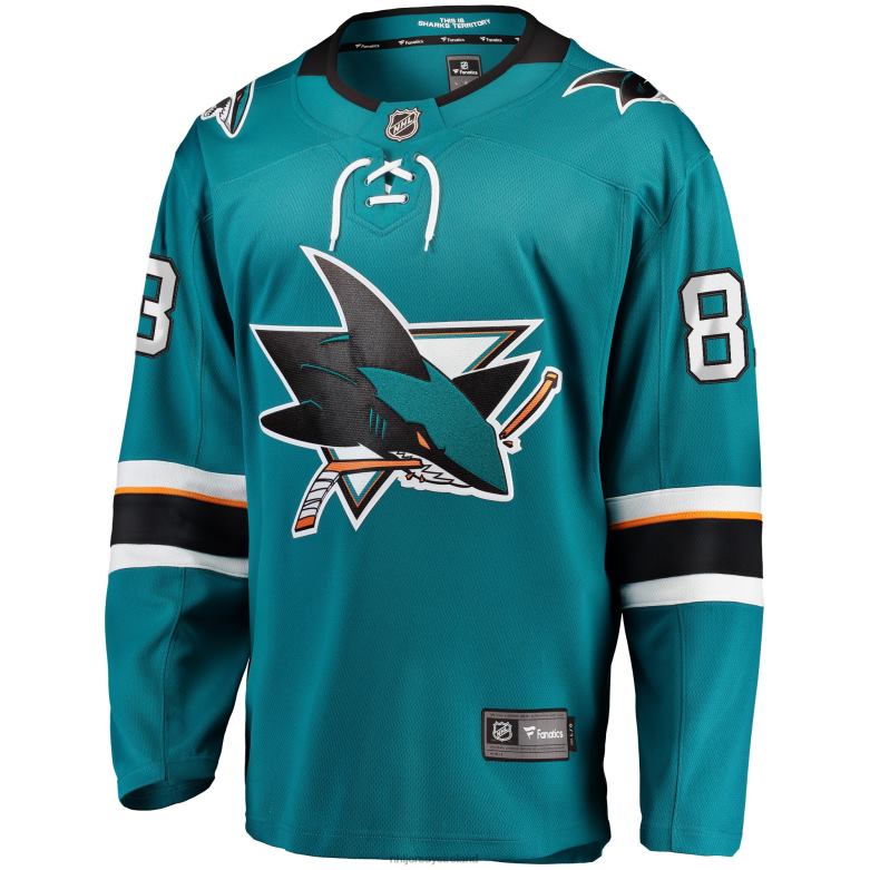 NHL Men San Jose Sharks Matt Nieto Fanatics Branded Teal Breakaway Player Jersey D002V1860 Clothing