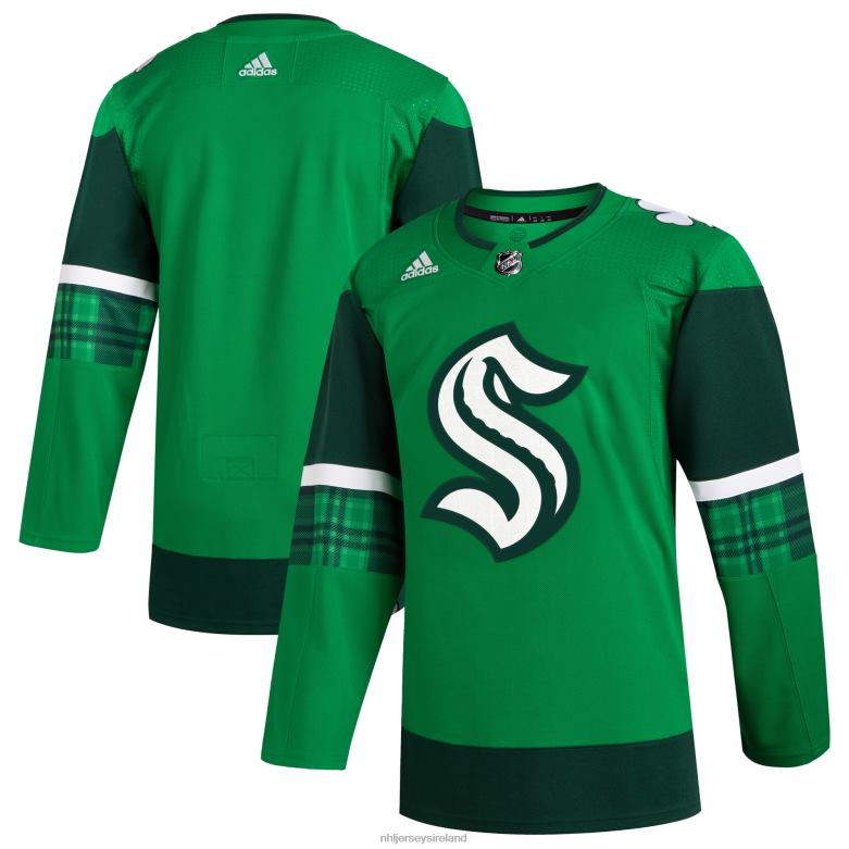 NHL Men Seattle Kraken Adidas Kelly Green 2023 St PatrickS Day Primegreen Authentic Jersey D002V171 Clothing