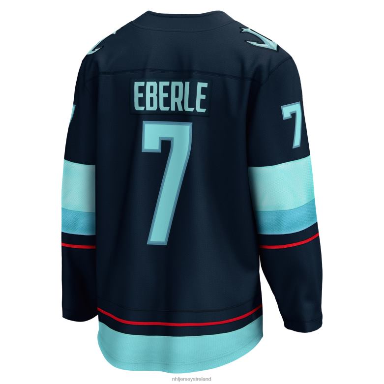 NHL Men Seattle Kraken Jordan Eberle Fanatics Branded Deep Sea Blue Home Premier Breakaway Player Jersey D002V131 Clothing