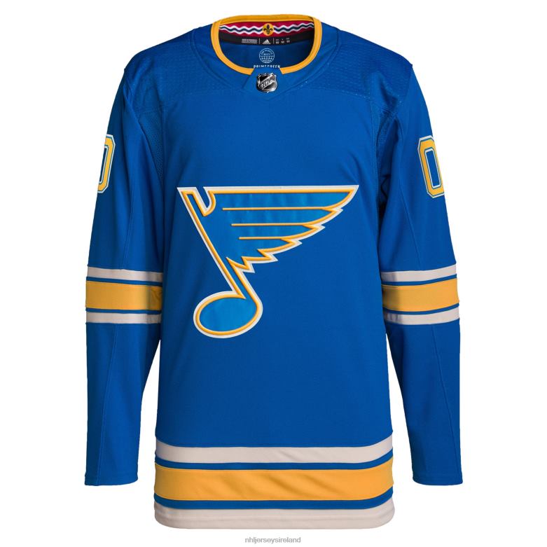 NHL Men St Louis Blues Adidas Blue Alternate Authentic Pro Custom Jersey D002V1339 Clothing