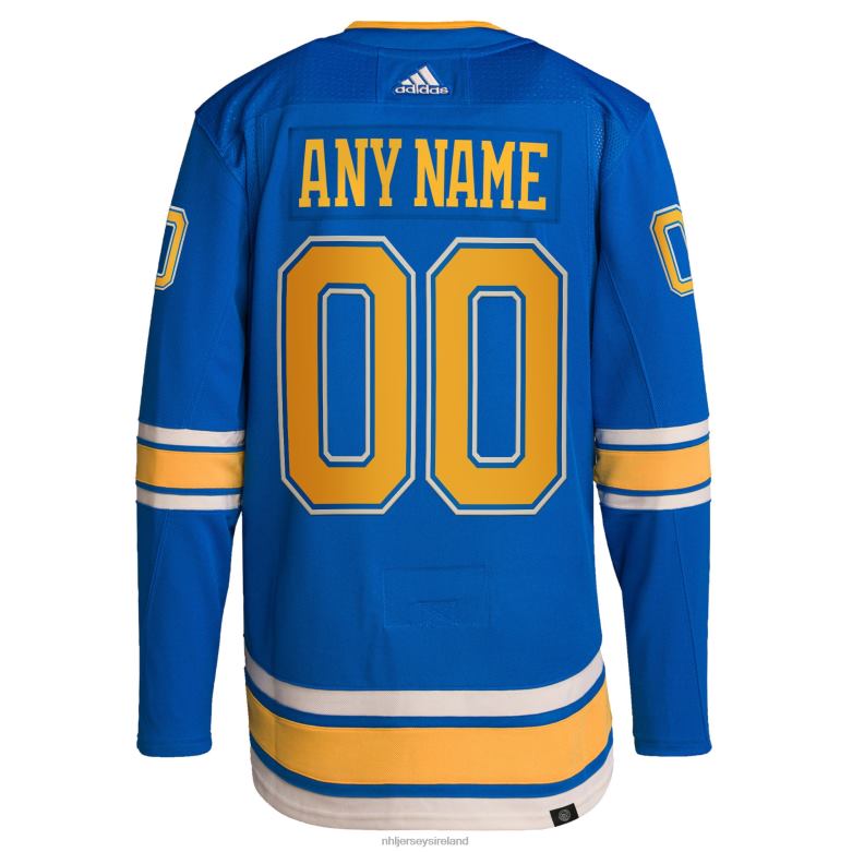 NHL Men St Louis Blues Adidas Blue Alternate Authentic Pro Custom Jersey D002V1339 Clothing