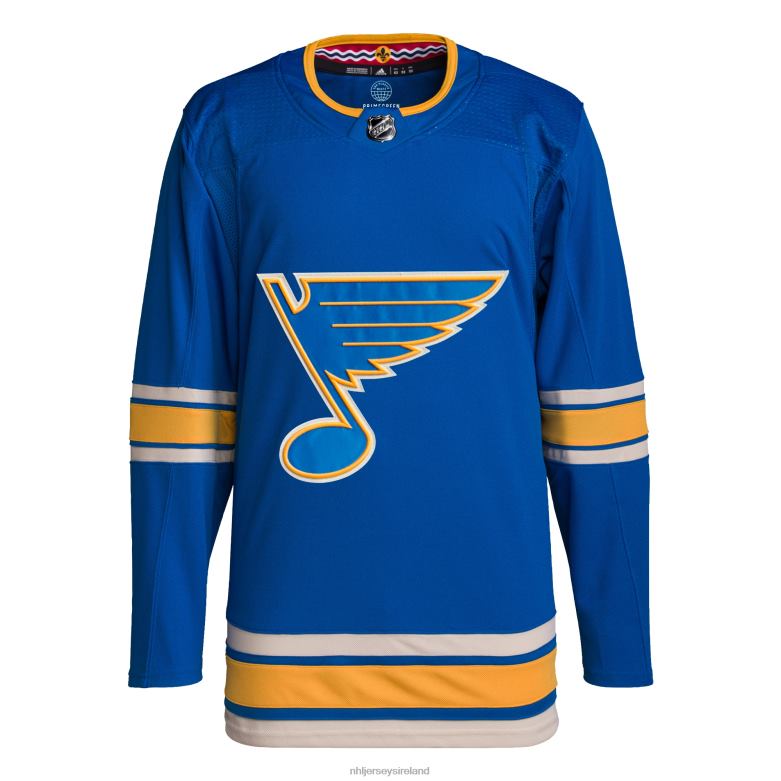 NHL Men St Louis Blues Adidas Blue Alternate Authentic Pro Jersey D002V1194 Clothing