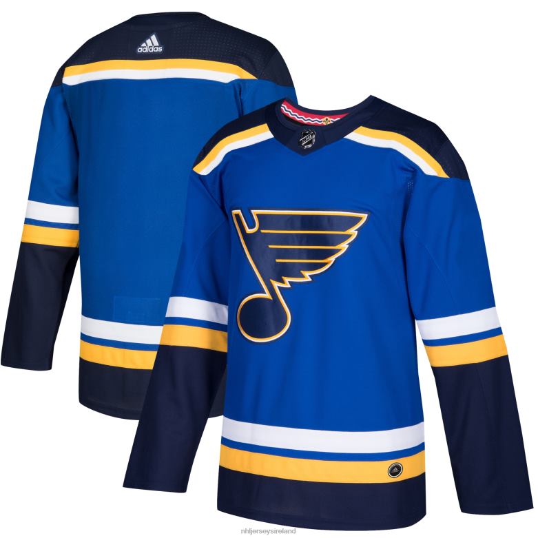 NHL Men St Louis Blues Adidas Blue Home Authentic Blank Jersey D002V1084 Clothing
