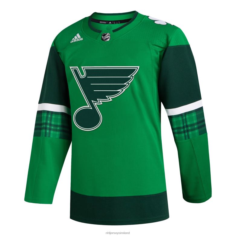 NHL Men St Louis Blues Adidas Kelly Green 2023 St Patrick\S Day Primegreen Authentic Jersey D002V439 Clothing