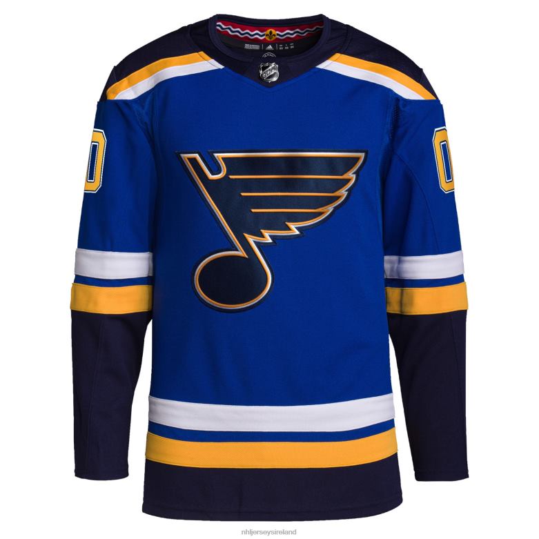 NHL Men St Louis Blues Adidas Royal Home Authentic Pro Custom Jersey D002V1379 Clothing
