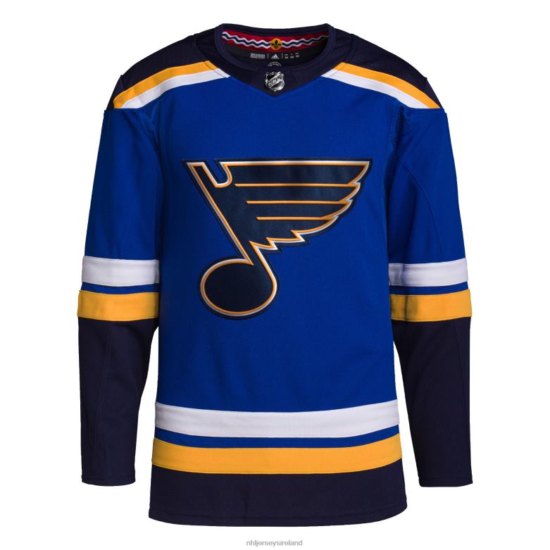NHL Men St Louis Blues Adidas Royal Home Authentic Pro Jersey D002V2259 Clothing