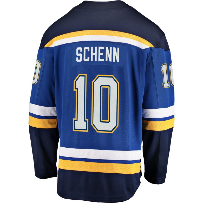 NHL Men St Louis Blues Brayden Schenn Fanatics Branded Blue Breakaway Player Jersey D002V1019 Clothing