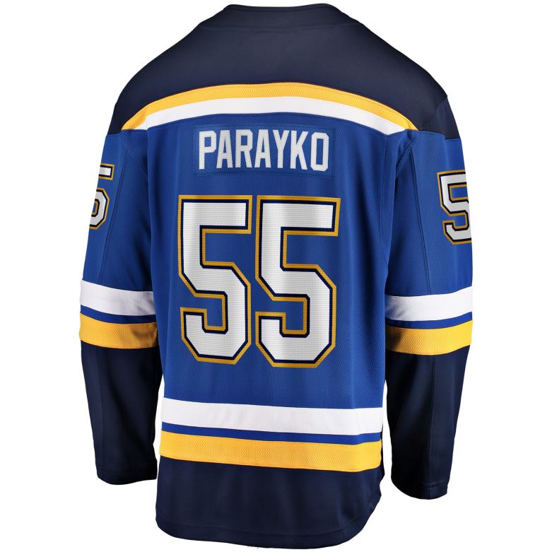 NHL Men St Louis Blues Colton Parayko Fanatics Branded Blue Breakaway Player Jersey D002V884 Clothing