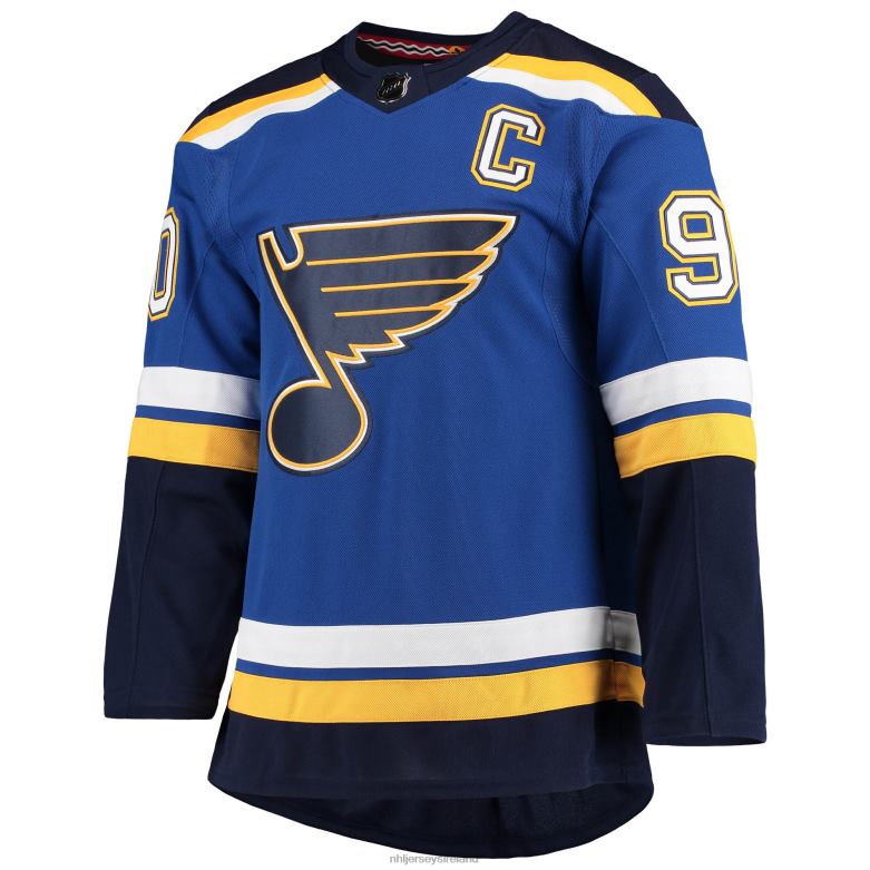 NHL Men St Louis Blues Ryan O\Reilly Adidas Blue Home Captain Patch Primegreen Authentic Pro Player Jersey D002V896 Clothing