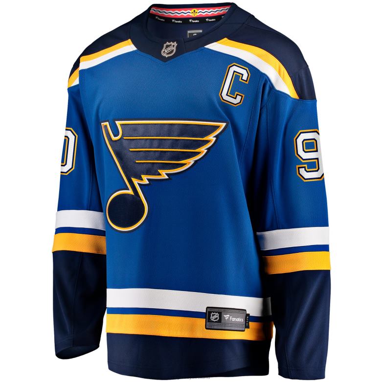 NHL Men St Louis Blues Ryan O\Reilly Fanatics Branded Blue Home Captain Premier Breakaway Player Jersey D002V105 Clothing