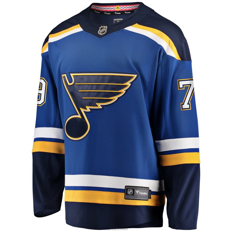 NHL Men St Louis Blues Sammy Blais Fanatics Branded Blue Home Breakaway Jersey D002V1023 Clothing