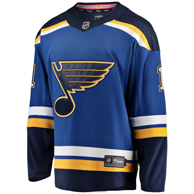 NHL Men St Louis Blues Thomas Greiss Fanatics Branded Blue Home Breakaway Player Jersey D002V2267 Clothing