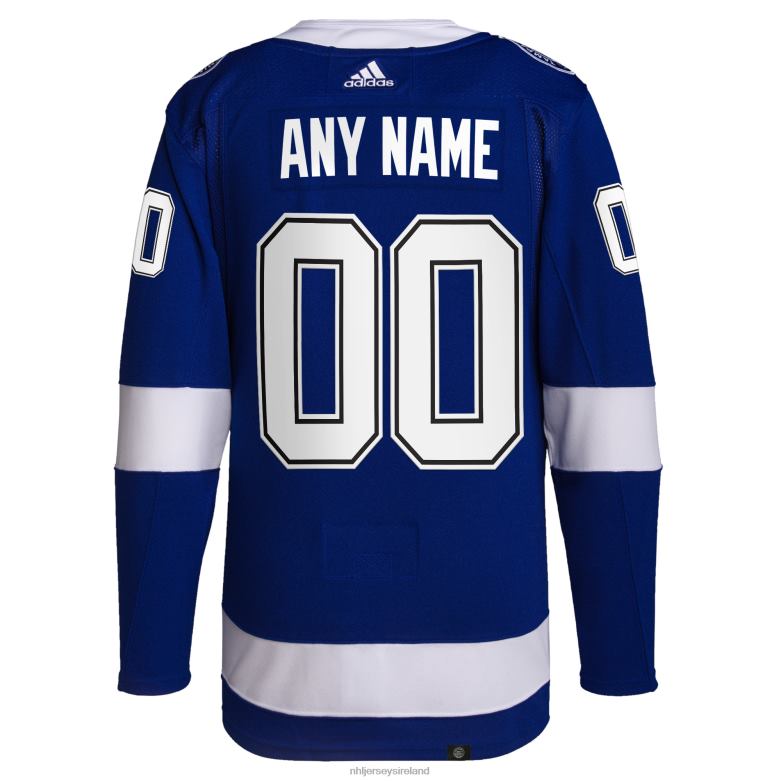 NHL Men Tampa Bay Lightning Adidas Royal Home Primegreen Authentic Pro Custom Jersey D002V2364 Clothing