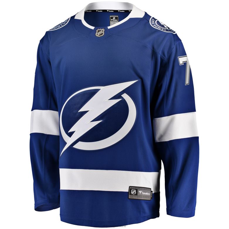 NHL Men Tampa Bay Lightning Anthony Cirelli Fanatics Branded Blue Home Breakaway Player Jersey D002V1207 Clothing