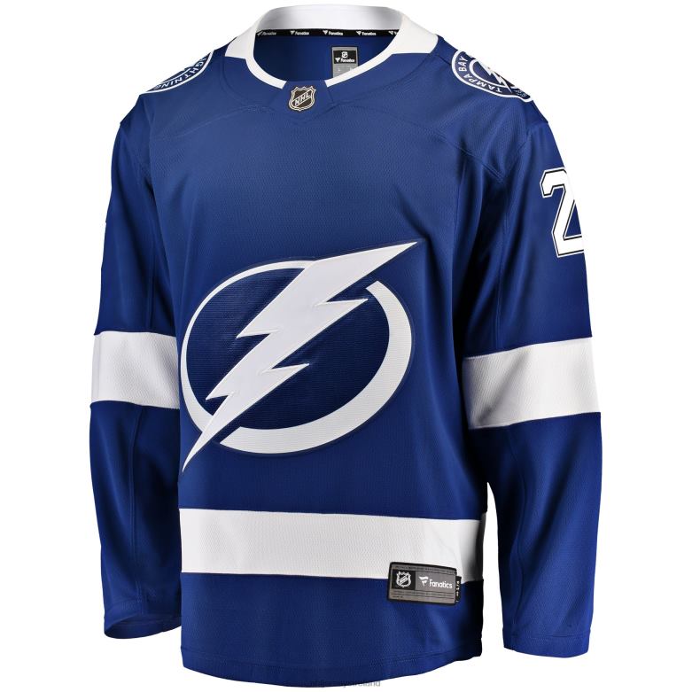 NHL Men Tampa Bay Lightning Brayden Point Fanatics Branded Blue Home Breakaway Player Jersey D002V947 Clothing