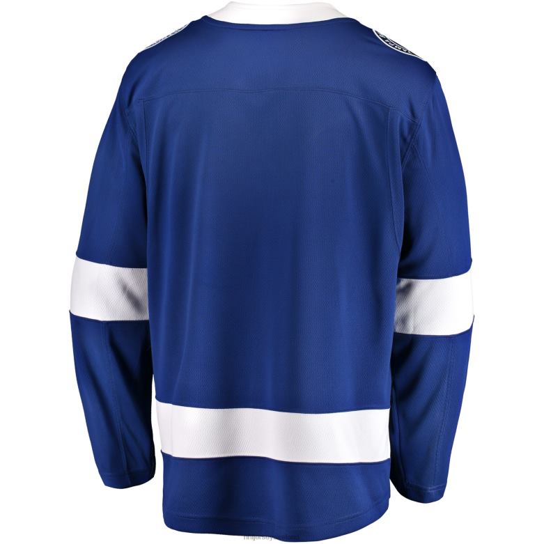 NHL Men Tampa Bay Lightning Fanatics Branded Blue Home 2022 Stanley Cup Final Breakaway Jersey D002V374 Clothing