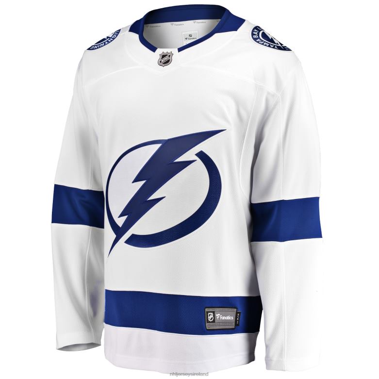 NHL Men Tampa Bay Lightning Fanatics Branded White Breakaway Away Jersey D002V1618 Clothing