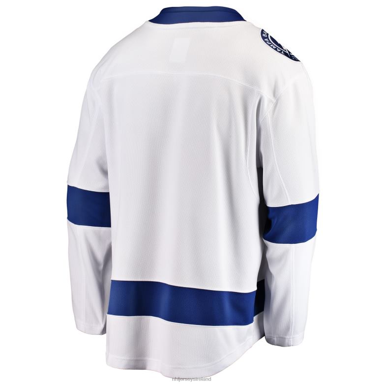 NHL Men Tampa Bay Lightning Fanatics Branded White Breakaway Away Jersey D002V1618 Clothing