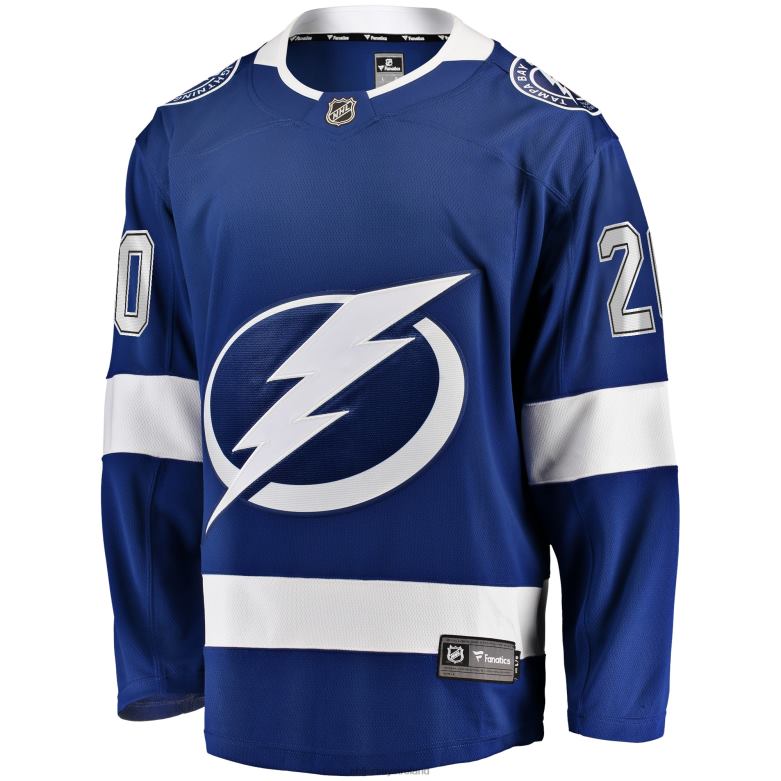 NHL Men Tampa Bay Lightning Nicholas Paul Fanatics Branded Blue Home Breakaway Player Jersey D002V1834 Clothing