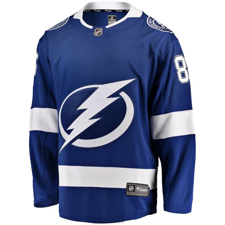 NHL Men Tampa Bay Lightning Nikita Kucherov Fanatics Branded Blue Home Breakaway Player Jersey D002V321 Clothing