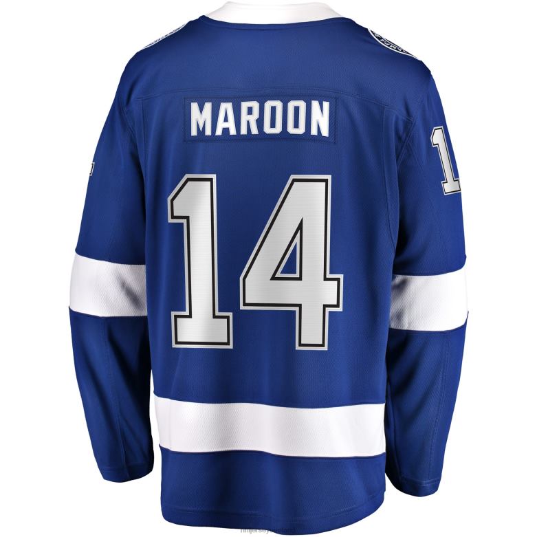 NHL Men Tampa Bay Lightning Pat Maroon Fanatics Branded Blue Replica Player Jersey D002V2333 Clothing