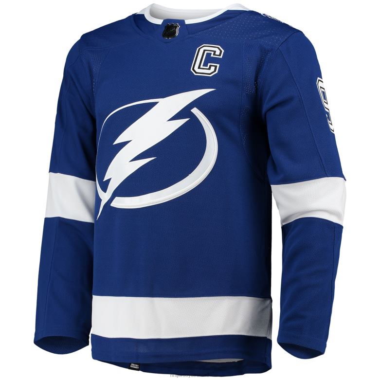 NHL Men Tampa Bay Lightning Steven Stamkos Adidas Blue Home Captain Patch Primegreen Authentic Pro Player Jersey D002V164 Clothing