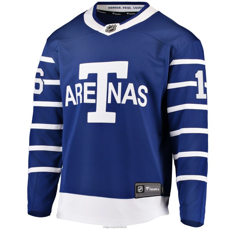 NHL Men Toronto Arenas Mitchell Marner Fanatics Branded Blue Breakaway Player Jersey D002V1823 Clothing