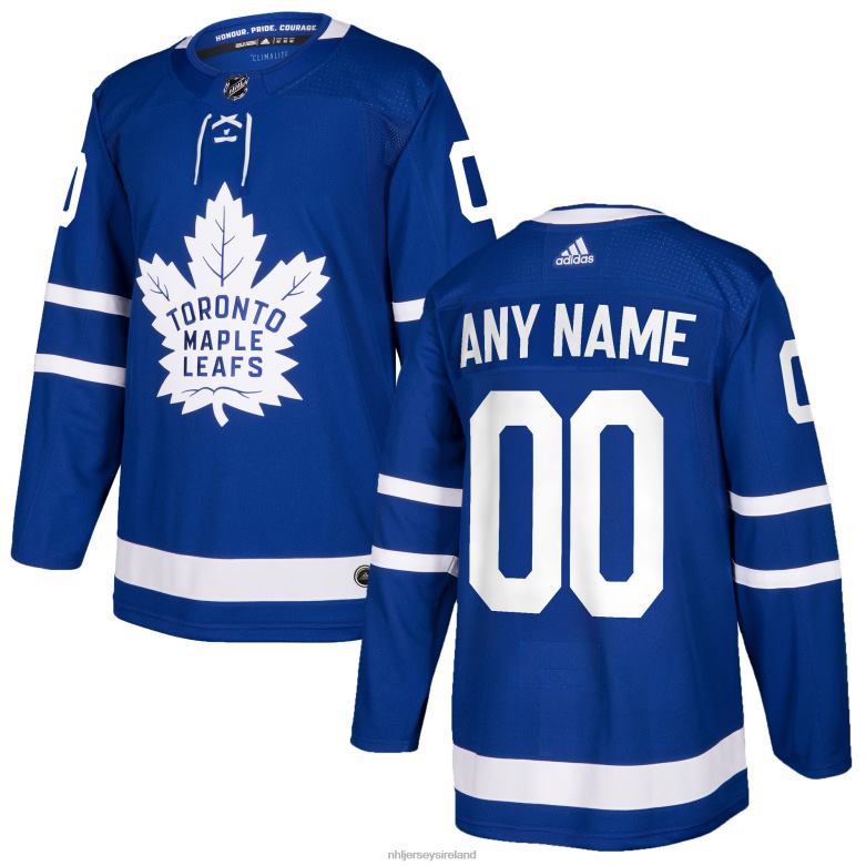 NHL Men Toronto Maple Leafs Adidas Blue Authentic Custom Jersey D002V1996 Clothing