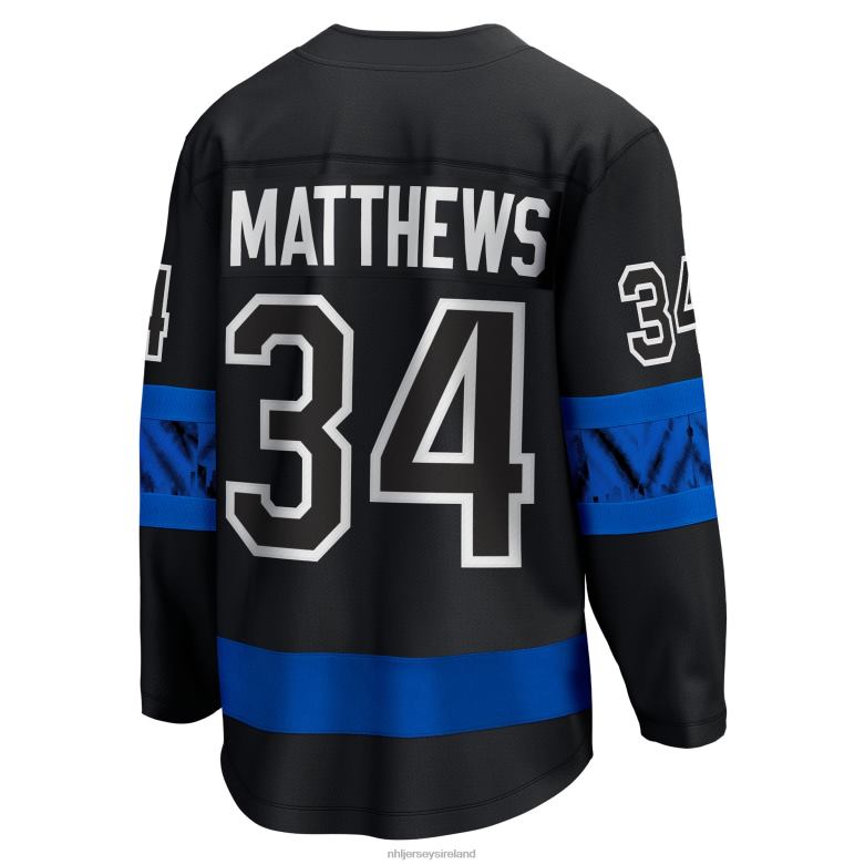 NHL Men Toronto Maple Leafs Auston Matthews Fanatics Branded Black Alternate Premier Breakaway Reversible Player Jersey D002V36 Clothing