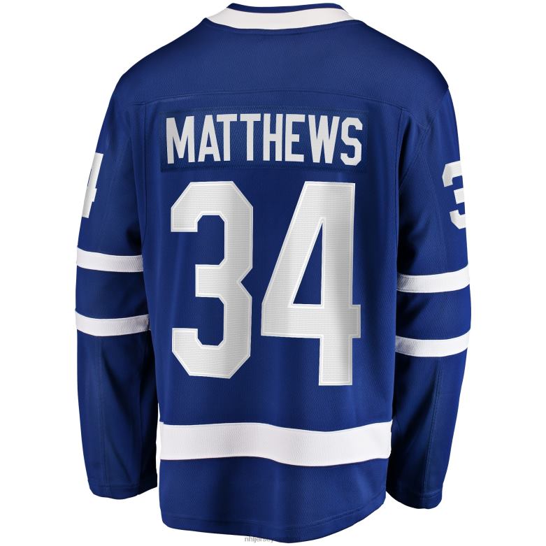 NHL Men Toronto Maple Leafs Auston Matthews Fanatics Branded Royal Breakaway Player Jersey D002V66 Clothing