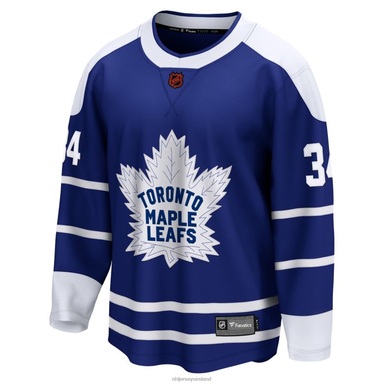 NHL Men Toronto Maple Leafs Auston Matthews Fanatics Branded Royal Special Edition 20 Breakaway Player Jersey D002V1016 Clothing
