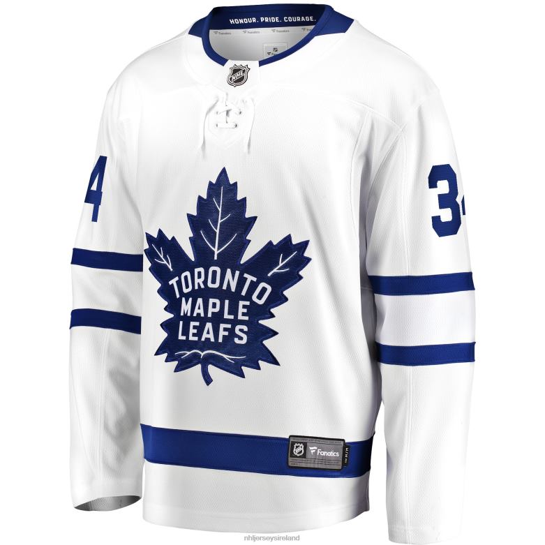 NHL Men Toronto Maple Leafs Auston Matthews Fanatics Branded White Away Premier Breakaway Player Jersey D002V1703 Clothing